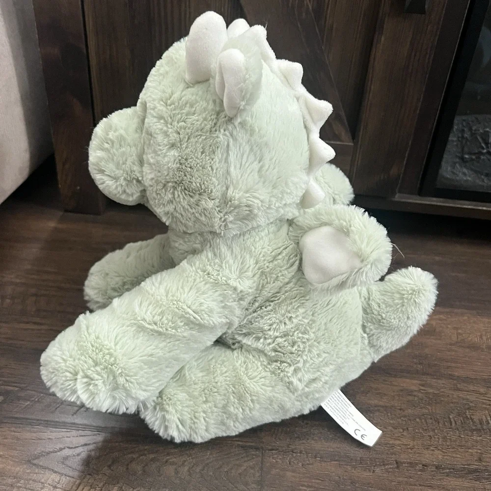 Kellytoy Soft Baby Mint Green Dragon Rattle‎ Plush Stuffed Sitting 11